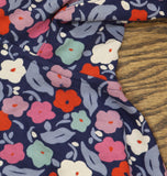 Epic Threads Floral Print Knit French Terry Full Zip Jacket Medieval Blue 4T