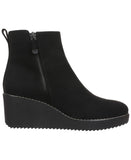 Style & Co. Womens Sayylor Wedge Booties 10019630400 Black Microsuede 7.5M