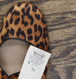 A New Day Mary Jane Ballet Flats with Buckle Strap Leopard Brown Multi 7.5M
