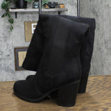 Sugar Women's Willetta Casual Heeled Boots Shoes SGR-WILLETTA Black 7.5M