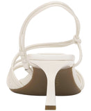 INC International Concepts Womens Nahari Dress Sandals Heels White Smooth 8M