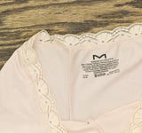 Maidenform Microfiber Lace Boyshort Panty 40760 Sandshell Pink Brown L