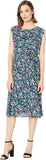 Lauren Ralph Lauren Women's Vilodie Floral A-Line Casual Dress Black Multi 12