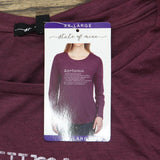 State Of Mine Women's Long Sleeve Autumn Harvest Fall Vibes Top 14275-State