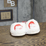 Wondershop Kids Girls Holiday Santa Happy Face Scuff Slippers 88897549