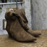 A New Day Womens Raye Tall Dress Boots 88375205 Dark Brown 9.5M