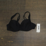 DKNY Womens Balconette Bikini Swim Top DIMTS401 Black M