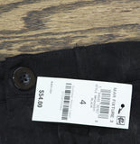 And Now This Womens Satin Cargo Pants w/ Tie Legs MR4000S11 Black 4