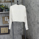 Isabel Maternity By Ingrid & Isabel Maternity Ribbed Top Cream Off White XXL