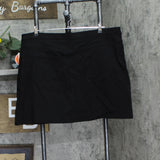 Hearts Of Palm Womens Plus Size Stretch Pull On Skort 9422199 Black 22W
