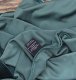 MSK Womens Belted Velvet Long Sleeve V Neck Stretch Dress Emerald Green S