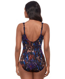 Miraclesuit Womens Tapiz Siren One-Piece Swimsuit 6566317 Black Multi 16