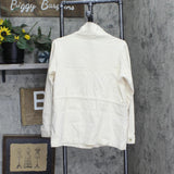 Dg2 Womens Knit Twill Cargo Jacket 704068 Cream Off White M