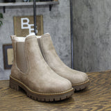 Cliffs By White Mountain Women's Mastery Chelsea Ankle Booties Sand Brown 7.5W