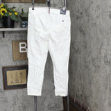 Tommy Hilfiger Women's Waverly Skinny Ankle Pants J3AK2661 Bright White 14