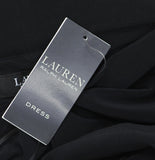 Lauren Ralph Lauren Womens Long Jersey Off-the-Shoulder Gown Dress Black 2