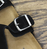 Goodfellow & Co Mens Saul Suede Two Band Sandals 94809736 Black 8