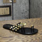 Nine West Women's CARTEE Slide Sandal WNCARTEE3 Black 8M