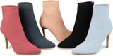 Journee Collection Milyna Tru Comfort Foam Pull On Stiletto Booties Blue 9M