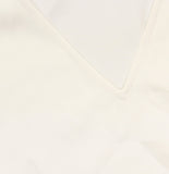 Calvin Klein Womens Sleeveless V-Neck Blouse Top 44C191G Tofu Off White XS