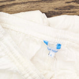 Blue Island Womens Cotton Cover Up Pants 734-628 Ivory Off White L