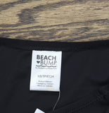 Motherhood Maternity Womens Maternity High Waist Swim Bottom Black XS