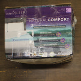 Intellisleep Natural Comfort 3" Memory Foam Mattress Topper White King