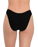 Salt + Cove Womens High Waist Swim Bottom Bikini 805290 Black XS