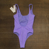 Salt + Cove Juniors Classic Tank One-Piece Swimsuit 807144 Iris Purple Blue XS