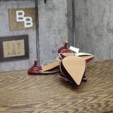 A New Day Rhinestone Bow Velvet Heels 94656737 Burgundy Red 7M