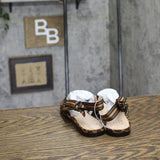 A New Day London Slingback Flats Pointed Toe Bow 94303554 Leopard Brown 6.5M