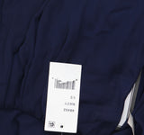 Jump Juniors Chiffon Shirred Short Dress with Deep V Neck 48452 Navy Blue 1