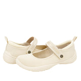 Jbu By Jambu Womens Merry Mary Jane Flat B5MRY99 Eggshell Off White 6M
