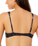 Salt + Cove Juniors Floral-Print Scoop-Neck Bikini Top Floral Bouquet Black XL