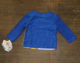 Disney Boys Mickey Mouse Loose-Fit Fleece Pajama Shirt MK1131ELLMA Blue 2T