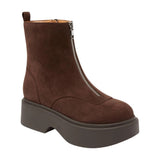 Wild Fable Womens Honor Boots Combat Platform Faux Suede 94568509 Dark Brown 9M