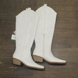Wild Fable Kenzi Western Boots with Memory Foam Insole Ivory Off White 8.5M