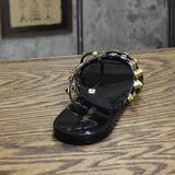 Nine West Women's CARTEE Slide Sandal WNCARTEE3 Black 8M