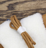 Universal Thread Womens Cozy Alpine Faux Suede and Fur Mittens Light Brown