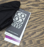 Coco Reef Womens Ruched Hipster Classic Solid Shirred Bikini Bottom Black 2XL