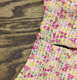 Motherhood Maternity Smocked Tiered Floral Midi Maternity Dress Pink Multi XL