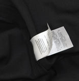 DKNY Women's Puff Sleeve Round Neck Tie Waist Solid Midi Dress Black 12