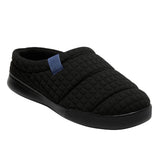 Dluxe By Dearfoams Jersey Sport Lounge Clog Slippers Night Black XL (13-14)
