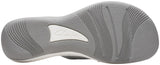 Clarks Women Breeze Reyna Cloudsteppers Thong Sandals 26181818 Silver Gray 5M