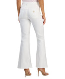 Guess Eco Amanda Extra Flare Seamed Jeans W5GA1QD5N71 Calipso White 30x31