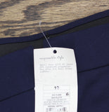 A New Day Womens High-Rise Skinny Ankle Pull-on Pants 93011555 Navy Blue 12