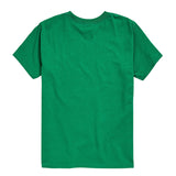 Dr. Seuss Grinch Christmas Wreath Boys Graphic T-Shirt Kelly Green M