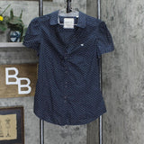 Esprit Womens Button Up Peplum Blouse Shirt Top 1667b8cf66e4c1 Blue / White 10