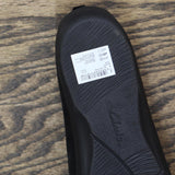 Clarks Womens Sillian Paz Slip On Loafer Shoes Black Synthetic Nubuck 9.5W