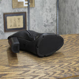 Bar III Giana Faux Leather Boots Replacement Amputee Left Shoe Only Black 6.5M